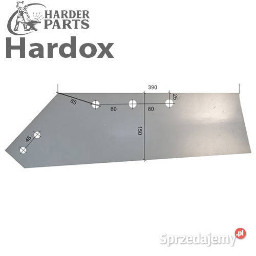 Lemiesz 300ha HARDOX 1903674L części do pługa Suwałki