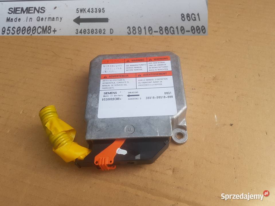 Subaru G3X Justy 0307 komplet poduszki air bag Wyposażenie wnętrza Legnica