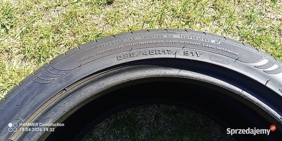 Opony letnie Fulda 2254517 657 mm bieżnika 4 sprzedam