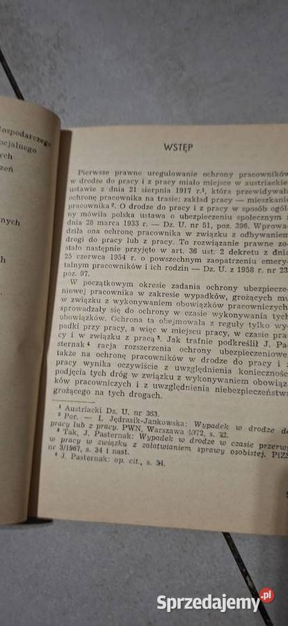 1 wydanie Józef Zych Wypadki w drodze do pracy i Łęczyca