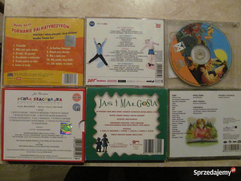 Bajki dzieci piosenki zestaw 6 płyt cd 1 Lublin