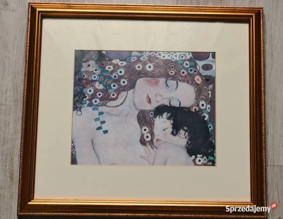 Reprodukcja Gustava KlimtaLe tre eta della Donna