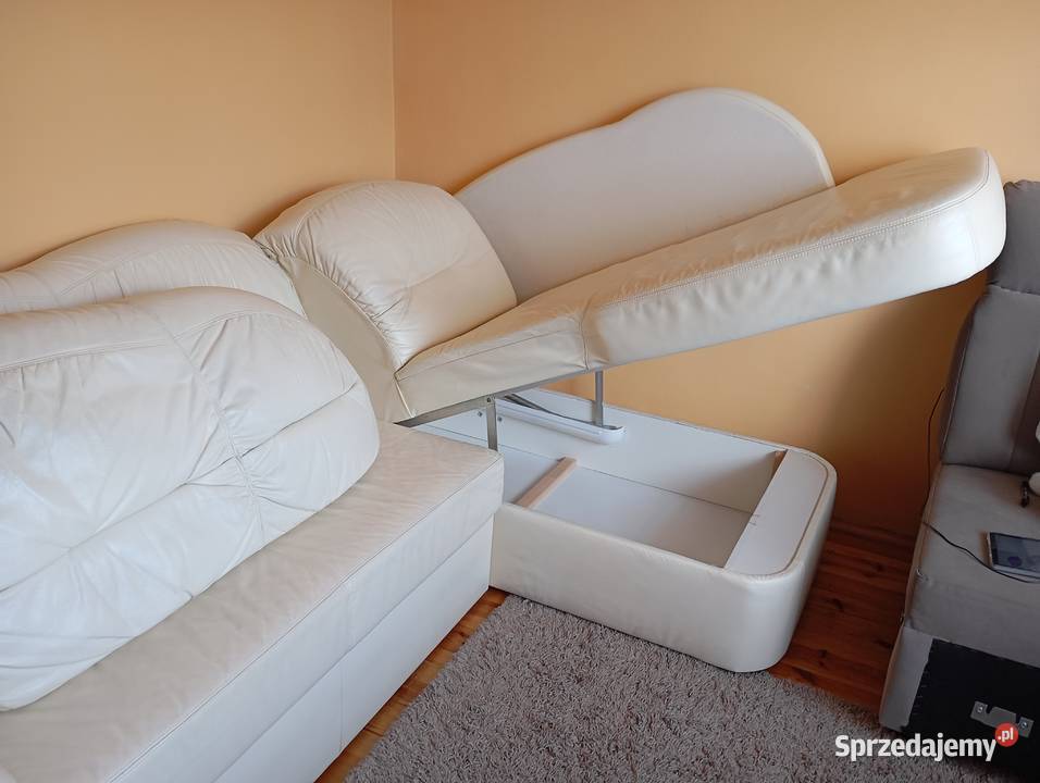 Narożnik skórzany z fotelem 85cm wielkopolskie Szamotuły