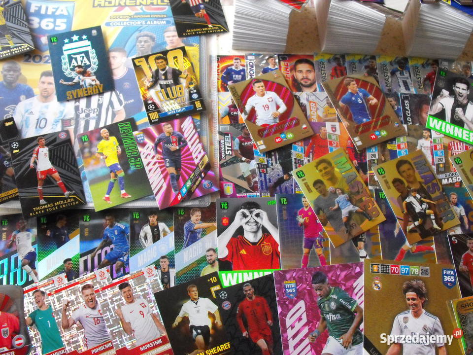 MEGA zestaw 500 kart album PANINI TOPPS MESSI Mykanów