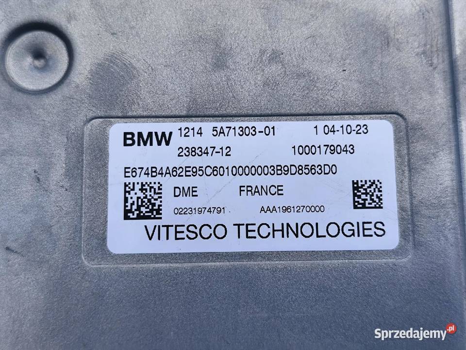 BMW 530iX X5 X6 30iX STEROWNIK KOMPUTER SILNIKA osobowe Przemęt