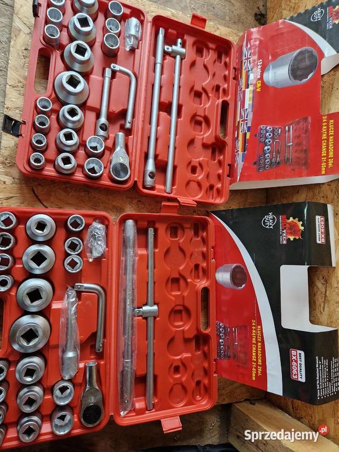 ZESTAW KLUCZY NASADOWYCH 26el 34 2165 12kąt Klucze Głogowa