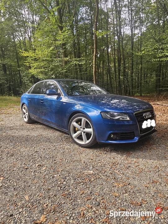 Audi A4 B8 20 TDI 170 Quattro niebieski małopolskie Kraków