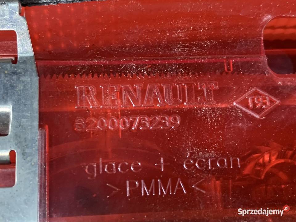 8200073239 trzecie światło stop renault megane osobowe Światła stop Części samochodowe zachodniopomorskie