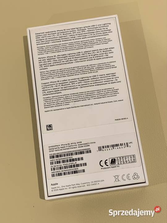 iPhone SE 2020 64GB 100 Kondycja Biały