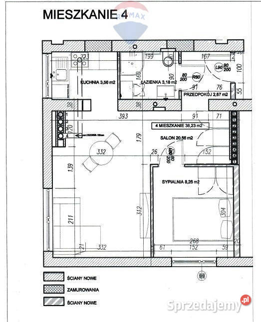 Centrum nowe 2 pokoje doposażymy 4 kamienica sprzedam