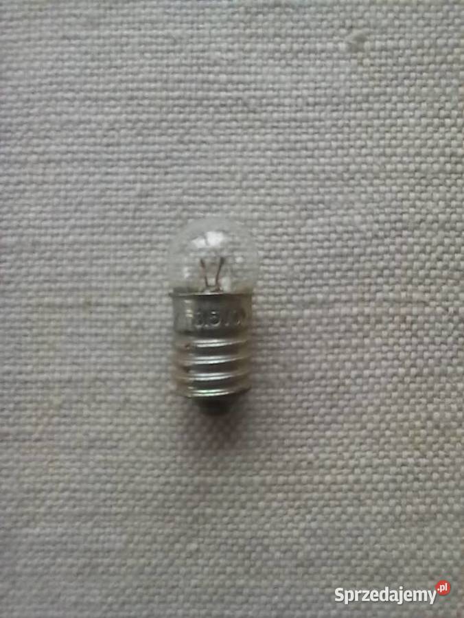 Żarówka 35V 026A E10 z czasów PRLu lubelskie Tomaszów Lubelski