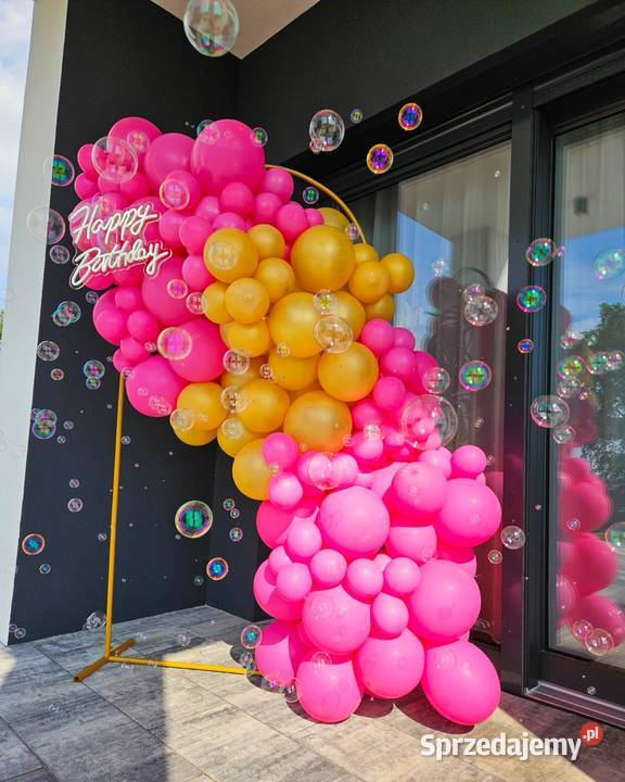 Ścianki balonowe dekoracja imprez urodziny Usługi