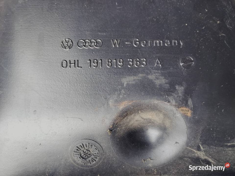 KANAŁ WYLOTOWY POWIETRZA 191819363A VW GOLF II 2 osobowe Kamień-Kolonia