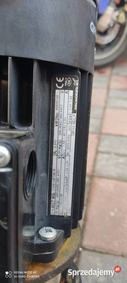pompa obiegowa Grundfos TFE401202 AFABQBE
