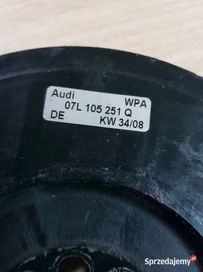 Koło pasowe wału 07L105251Q Audi RS6 5 BUH podkarpackie Mielec sprzedam