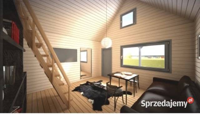 KONSTRUKCJA SZKIELETOWA DOMKU z poddaszem 44m Korczyna