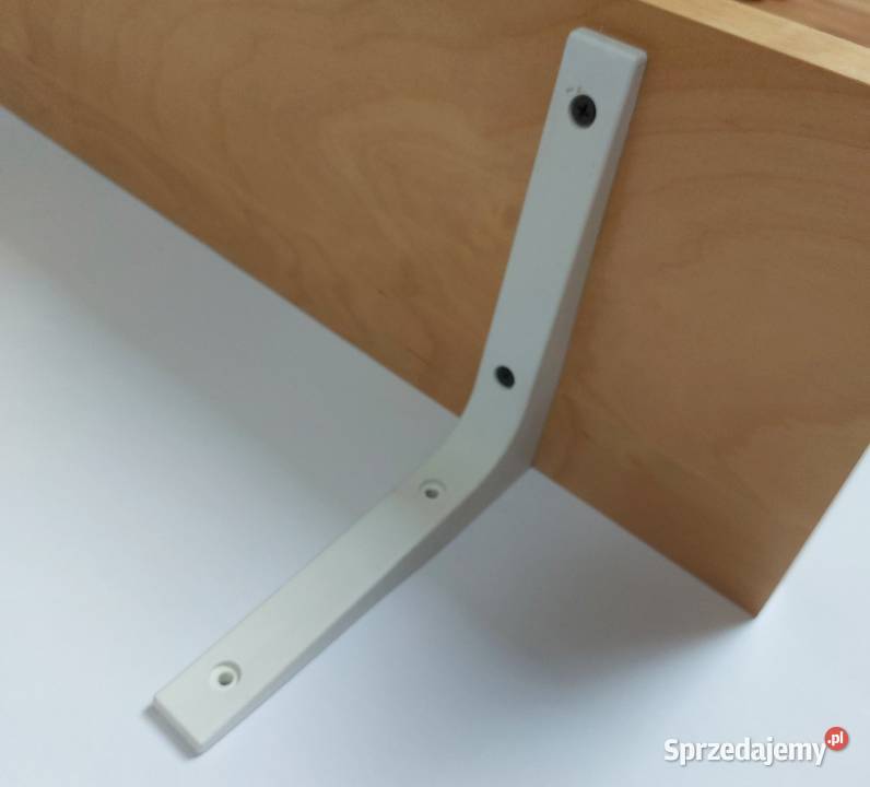 Półka drewniana fornirowana 80x20 klon IKEA Kraków