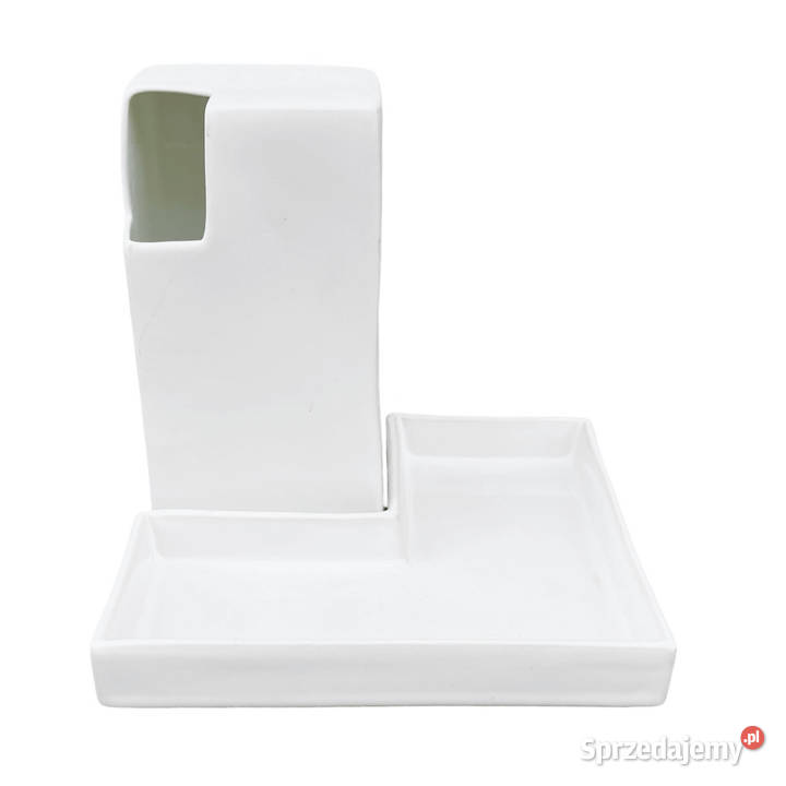 Biały minimalistyczny wazon podstawka Asa Niemcy Warszawa