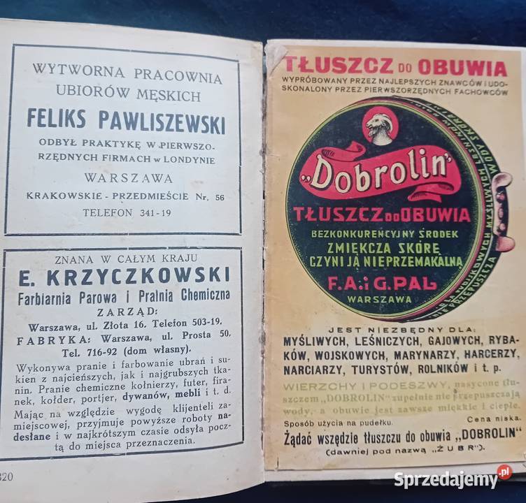 Kalendarz myśliwski na 1932 r Polski Związek sprzedam