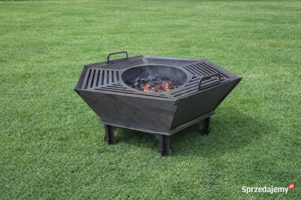 Grill palenisko ogrodowe 76 ruszt blacha 3mm