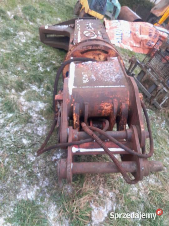 Nożyce obrotowe do cięcia złomu stali żelaza małopolskie Maków Podhalański