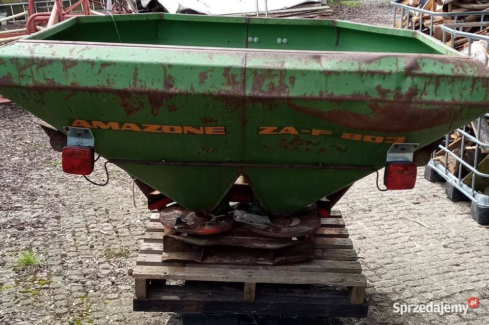 Rozsiewacz do nawozu dwutalerzowy Amazone F 803 Amazone wielkopolskie