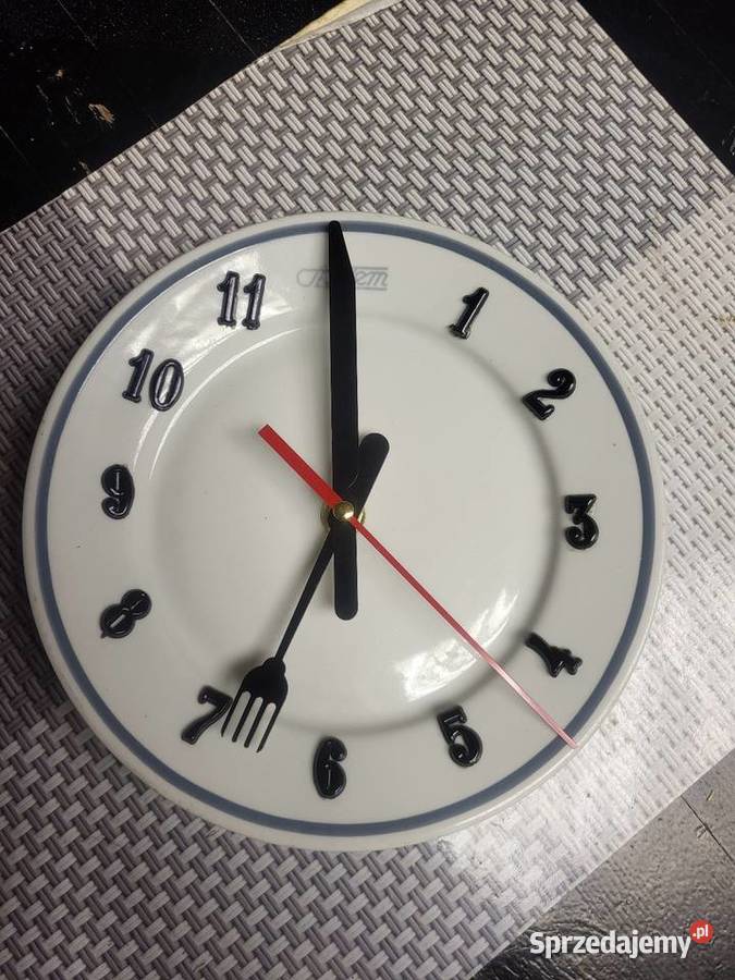 Zegar kuchenny PRL Społem handmade vintage retro ścienny małopolskie Zakliczyn sprzedam