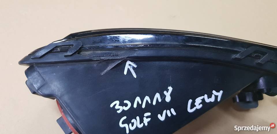 VW GOLF VII 7 HALOGEN LEWY PRZÓD PRZECIWMGŁOWY Bieleń