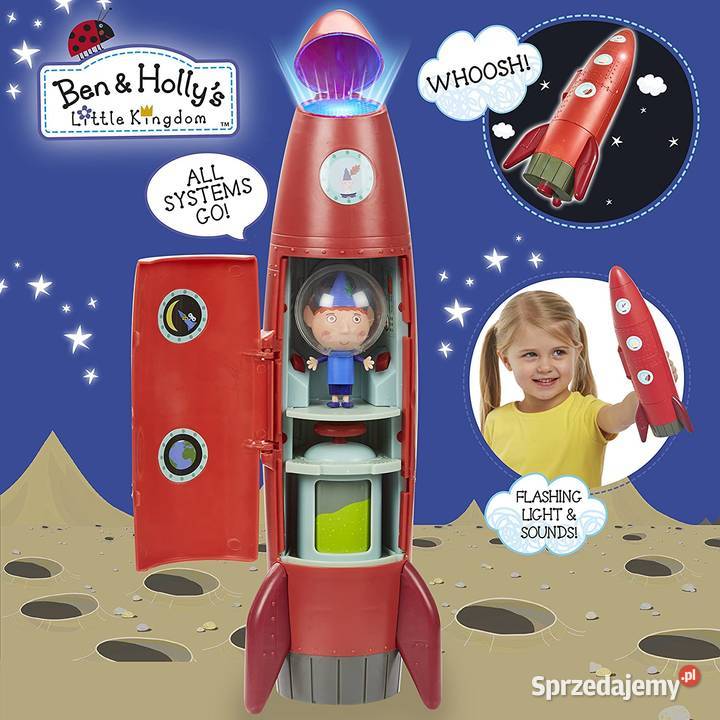 Ben i Holly Rakieta Figurka Elf Dźwięk Efekty Mogilany sprzedam