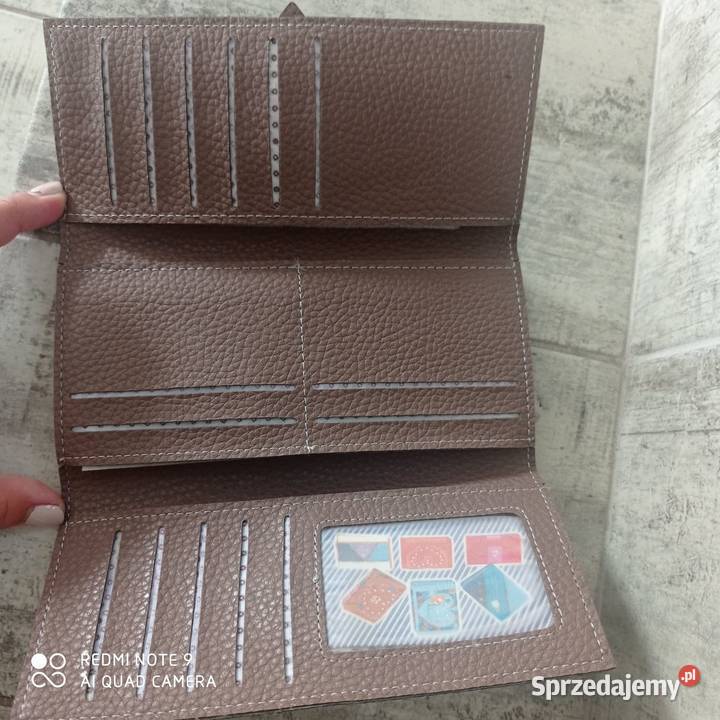 Portfel ala Hermes bezowy Lubartów sprzedam