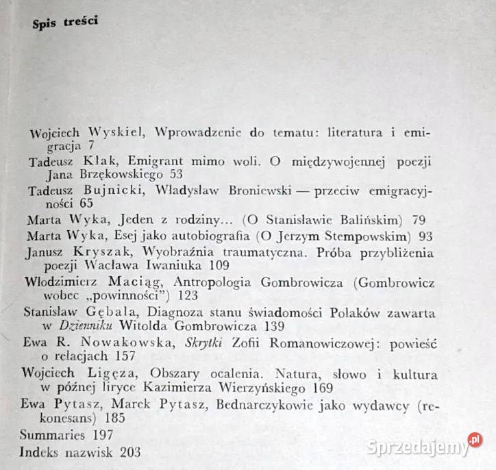 Pisarz na obczyźnie Red T Bujnicki W Wyskiel Chełm