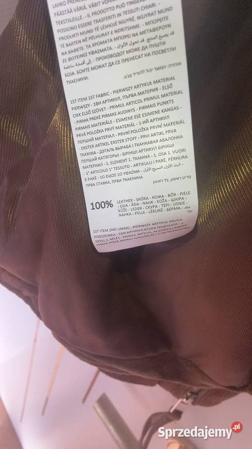 Skórzana zamszowa ramoneska Reserved 42 mazowieckie Warszawa