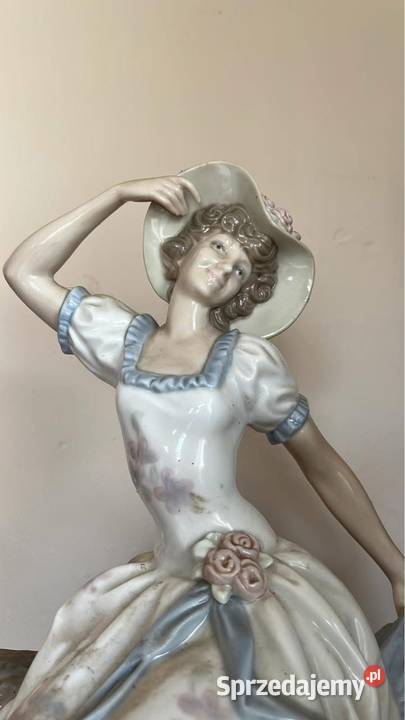 Figurka Damy w kapeluszu Zepfir Lladro Made in Gdańsk