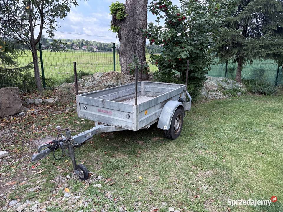 Przyczepka Pongratz GPA200G 194x108x35 DMC 850 Rok produkcji 1995 Brzozów