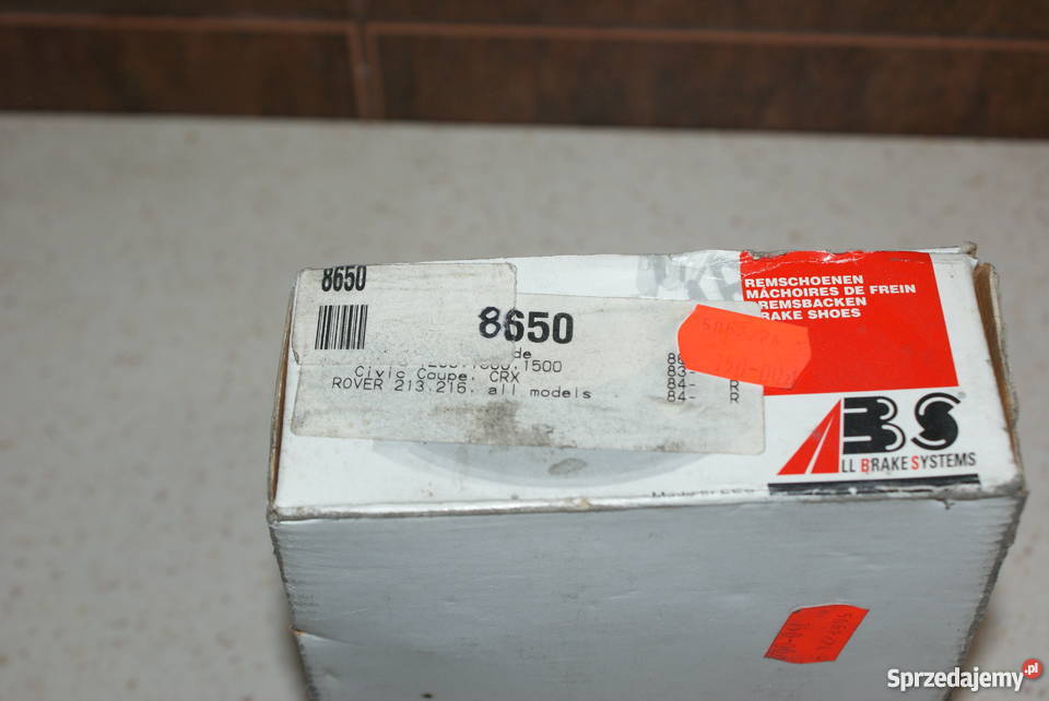 SZCZĘKI HAMULC HONDA CIVIC 8300 ROVER 200 ABS sprzedam