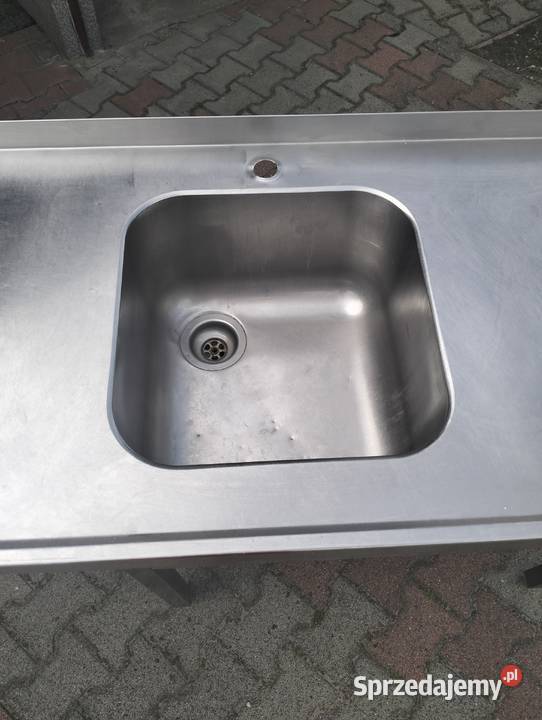 Zlew gastronomiczny 150x60x85 z miejscem na Gastronomia wielkopolskie Słupia Kapitulna