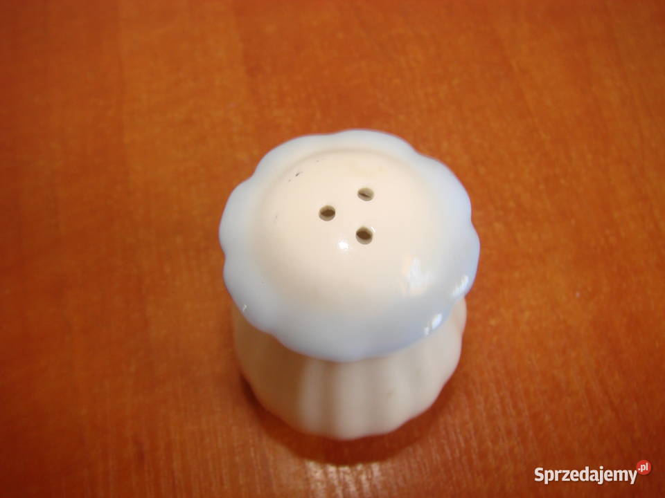 porcelanowa solniczka wielokolorowy pomorskie Pruszcz Gdański