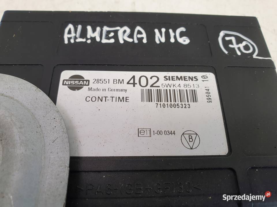 Nissan Almera N16 MODUŁ KOMFORTU 28551BM402 Rudka sprzedam