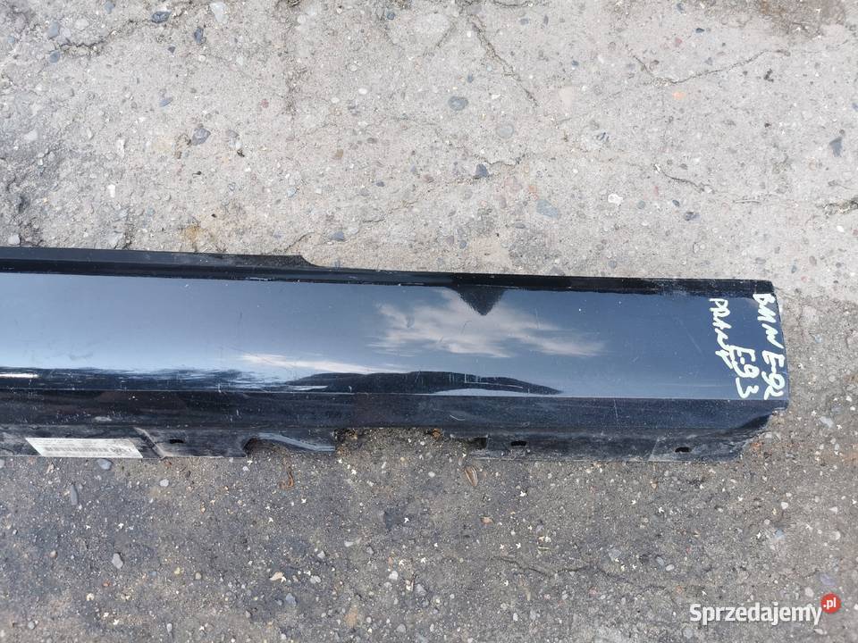 listwa progowa bmw e92 e93 prawa 5177 7130874 listwy boczne Międzychód sprzedam