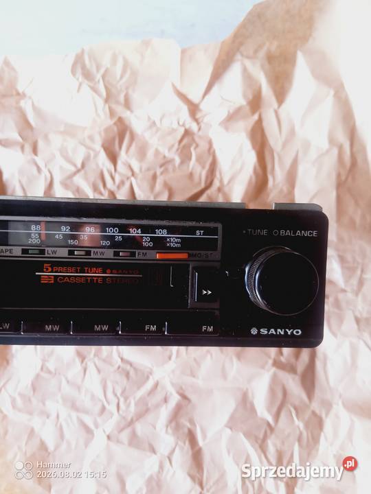 Radio z głośnikami made in Japan PRL Elektronika Twardogóra