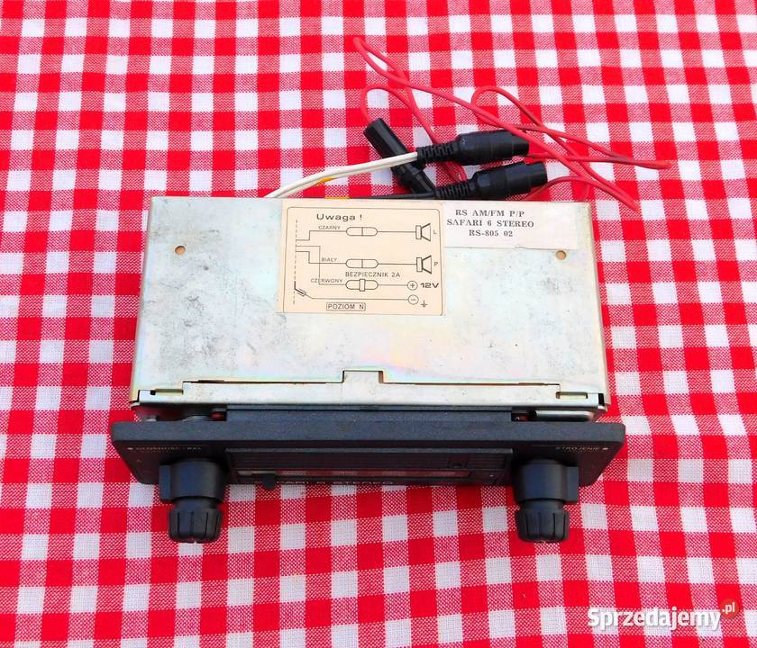 Radio samochodowe UNITRA Safari 6 STEREO Fiat Tarnów