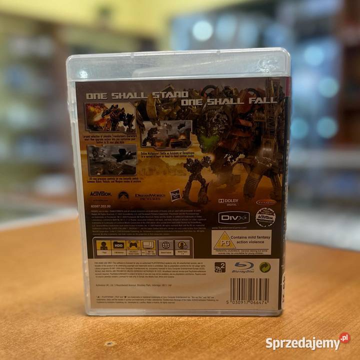 Gra na 3 Transformers Revenge Of The Fallen Elbląg sprzedam