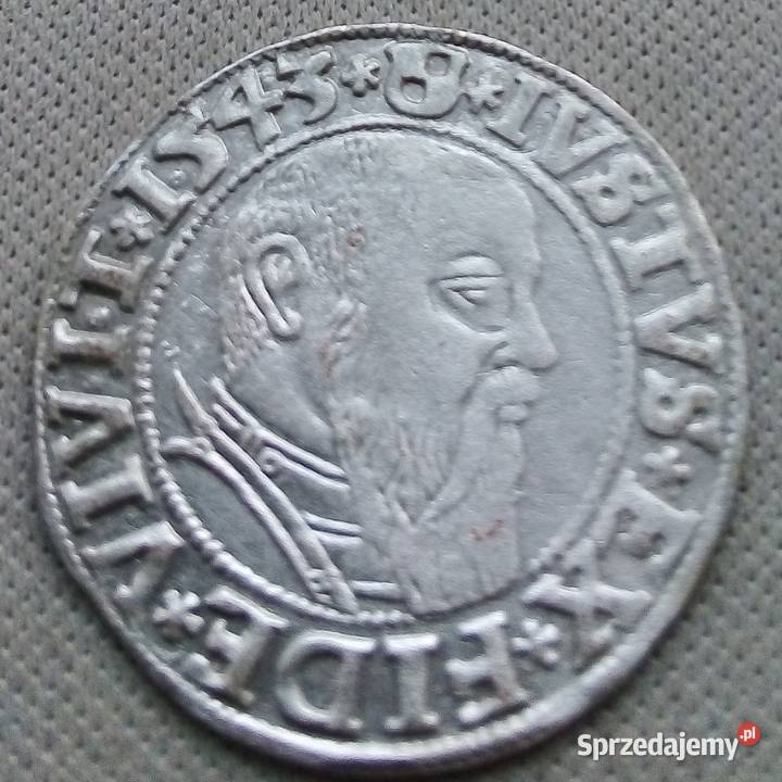 PRUSYGROSZ PRUSKI 1543 r SREBRO ALBERT Legionowo sprzedam