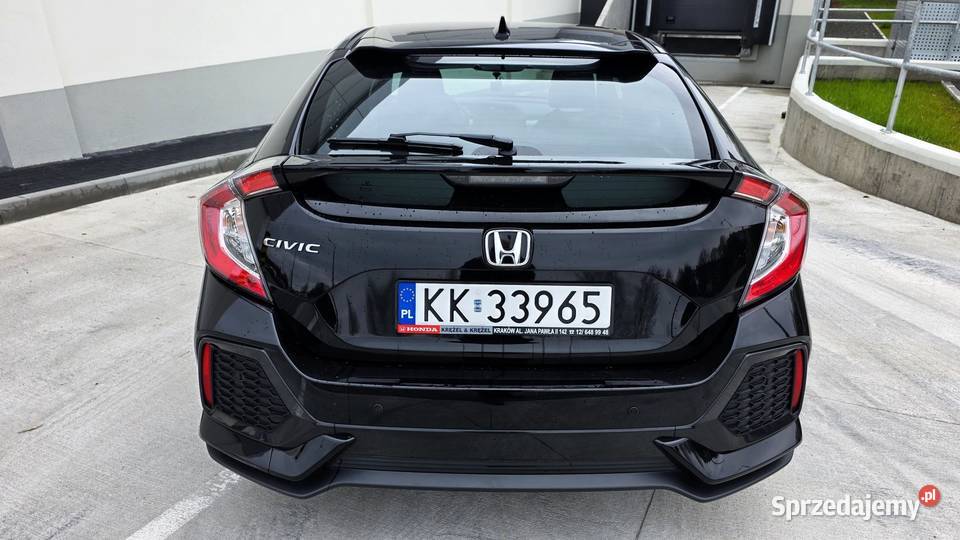 Honda Civic X 52 ASO do 2026r centralny zamek Kraków