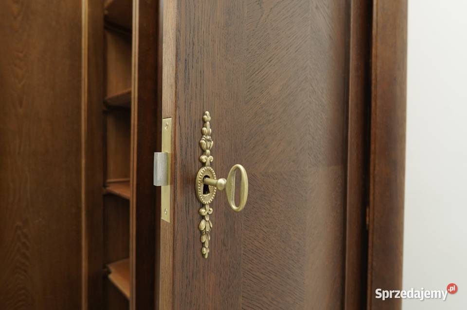 Antyczna secesyjna szafa z pocz XX wieku