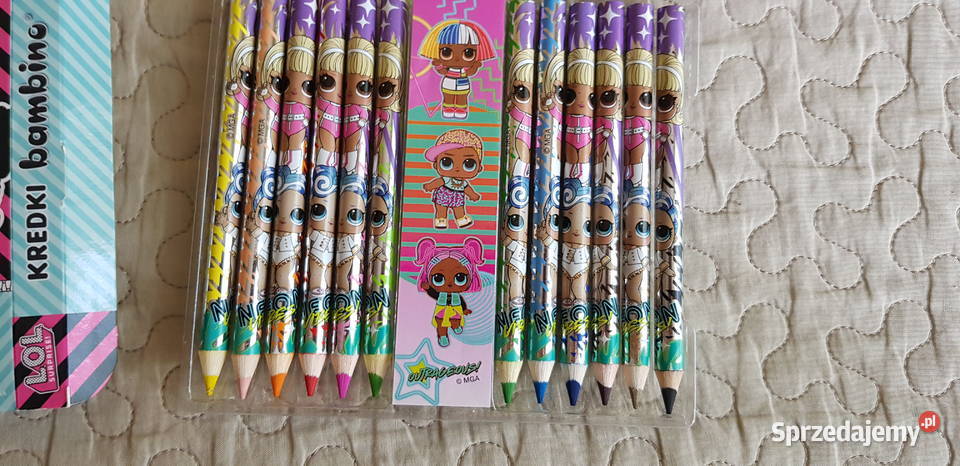 Nowe Kredki bambino Lol Surprise 12 kolorów mazowieckie
