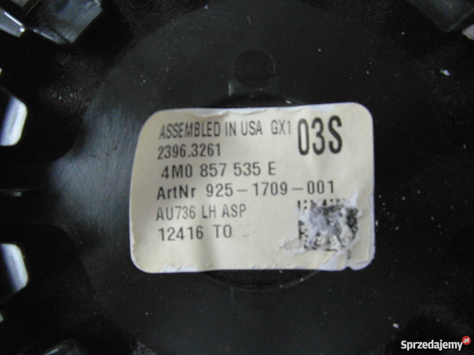 lusterko audi SQ5 Q5 Q7 fotochrom 4m0857535E Szczecin