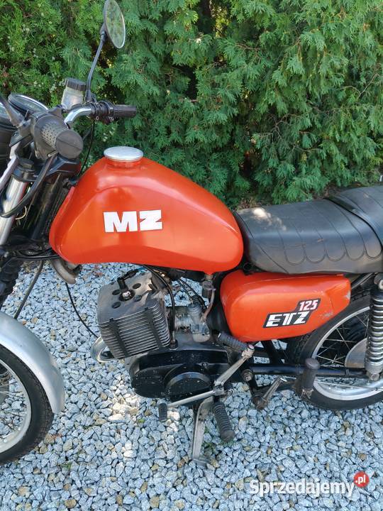 Motocykl MZ ETZ 125 1989 zarejestrowany opłacony Kalisz