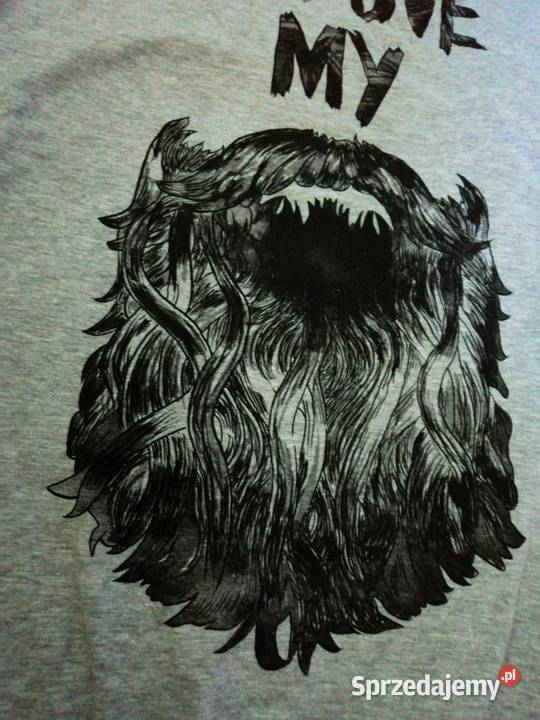 BERSHKA Szara koszulka bluzka tshirt BAWEŁNA