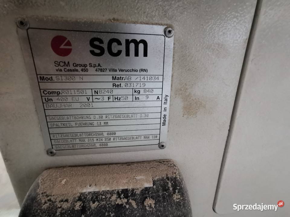 Piła formatowa SCM Zaskale